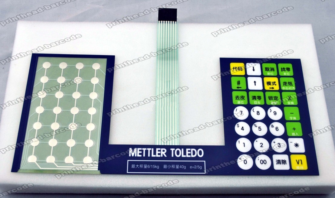Keypad Keyboard Overlay for Mettler Toledo 3680 3880 New